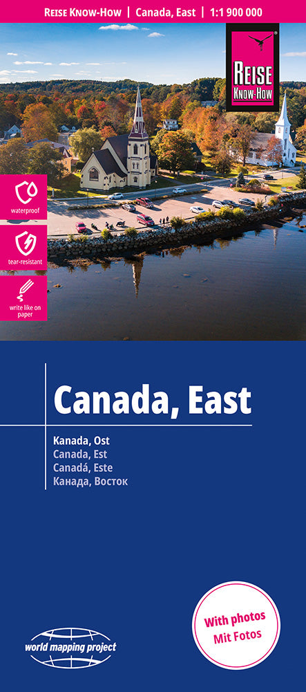 Wegenkaart Canada East 1:1.9 Mio  8.A 2026
