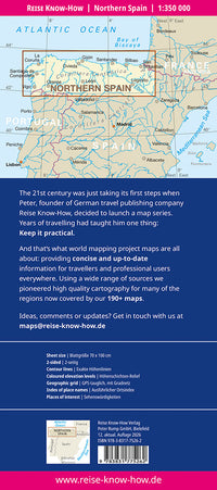 Wegenkaart Northern Spain / Way of St. James 1:350.000 12.A 2026