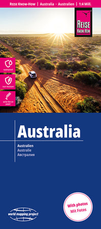 Road map Australia 1:4m 6.A 2018