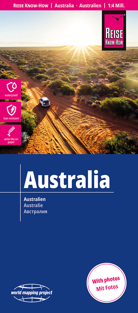 Road map Australia 1:4m 6.A 2018