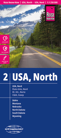 Landkaart USA-2 North 1:1 250.000  4.A 2026