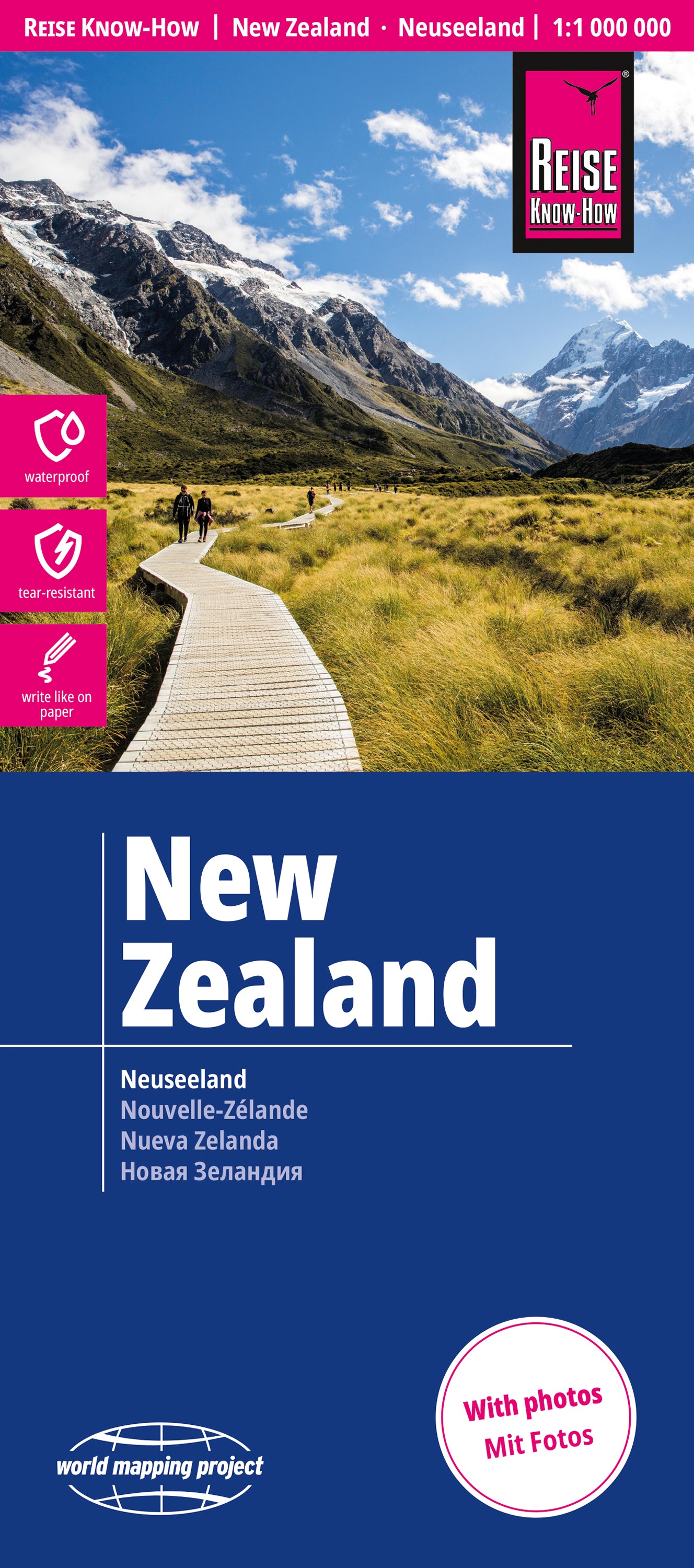 Road map New Zealand/Neuseeland 1:1,000,000 15.A 2019