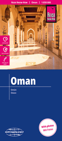 Road map Oman 1:850,000 10.A 2019