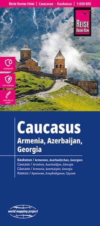 Wegenkaart Caucasus-Kaukasus 1:650.000 11.A 2026