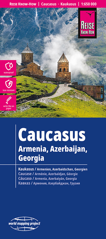 Wegenkaart Caucasus-Kaukasus 1:650.000 11.A 2026