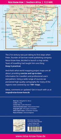 Wegenkaart Southern Africa - Zuidelijk Afrika 1:2,5m. 5.A 2026