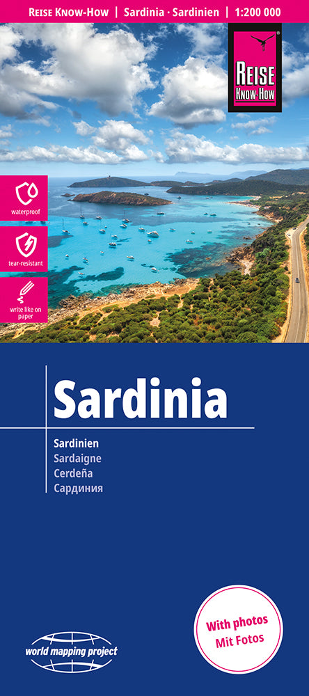 Wegenkaart Sardinia 1:200.000  10.A 2026