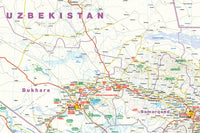 Wegenkaart Usbekistan 1:1m