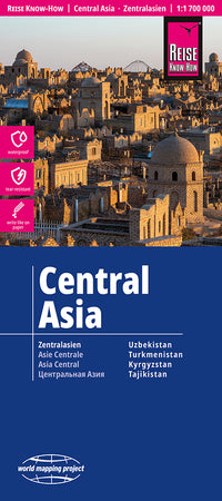 Road map Central Asia | Zentral-Asien 1:1 700,000 8.A 2018