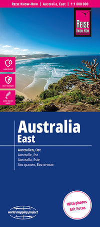 Map Australia-East/Australien-Ost 1:1 800,000 9.A 2019