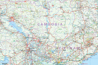 Road map Vietnam, Laos Cambodia 1:1.2mil. 7.A 2023