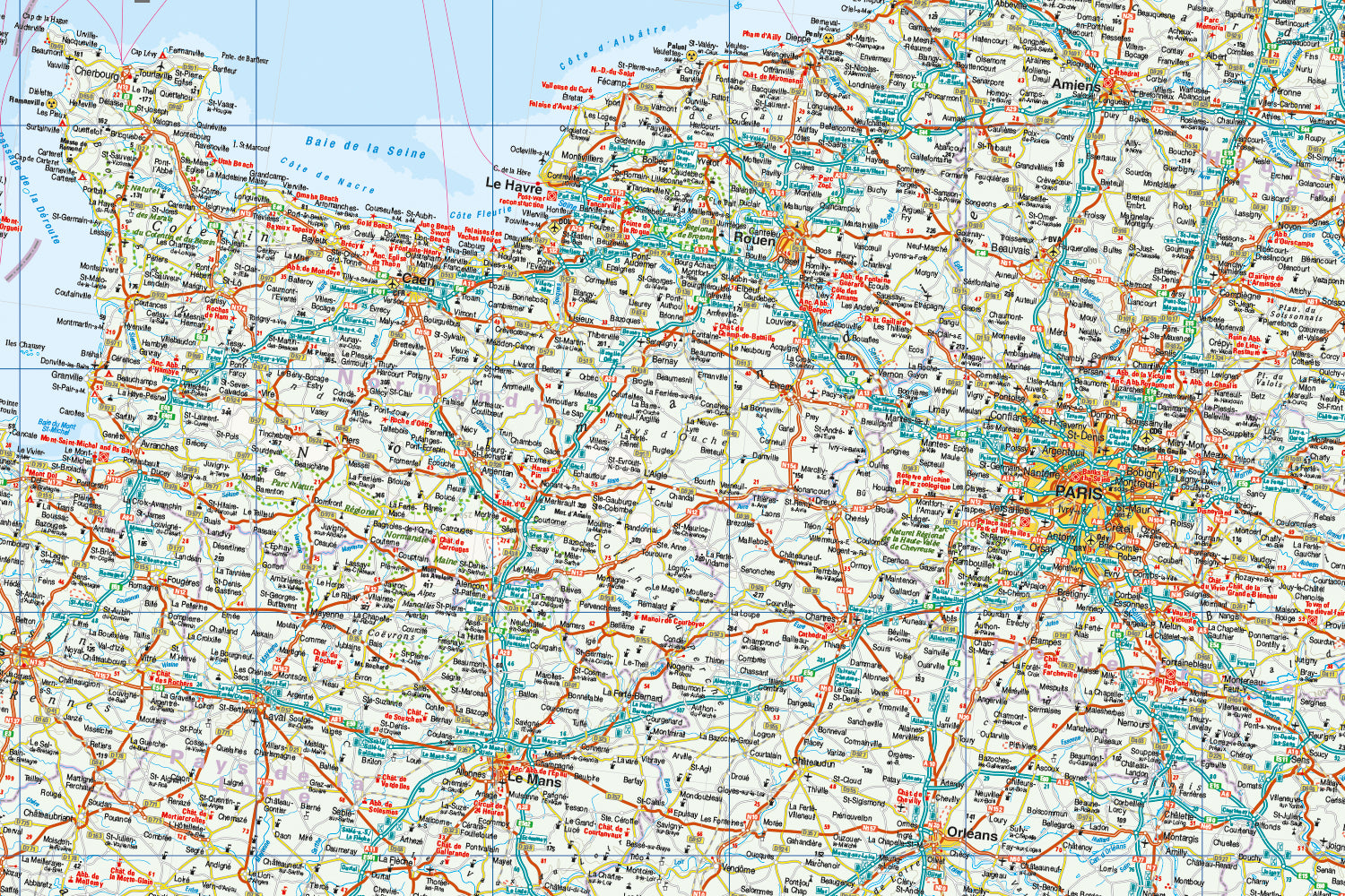 Landkaart Frankrijk/France 1:1mil. 2.A 2026