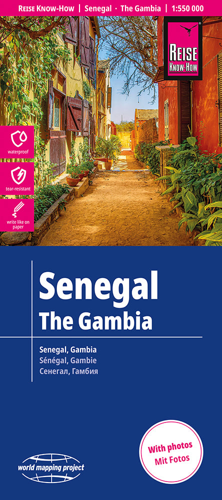 Landkaart Senegal & Gambia 1:550.000  7.A 2026