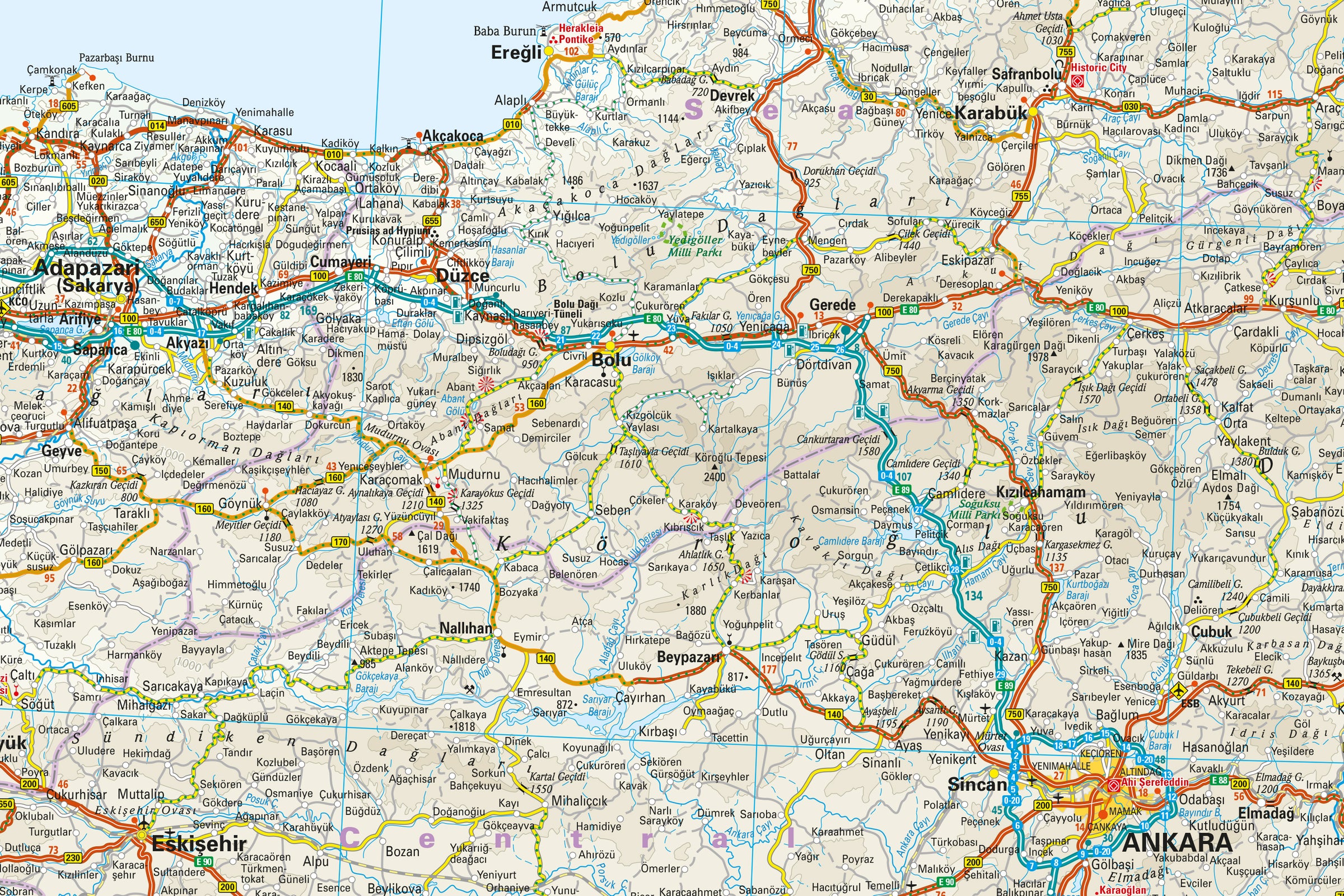 Road map LK Türkei 1:1.1 Mio 6.A 2019
