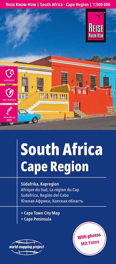 Wegenkaart South Africa - Cape Region 1:500.000 8.A 2026