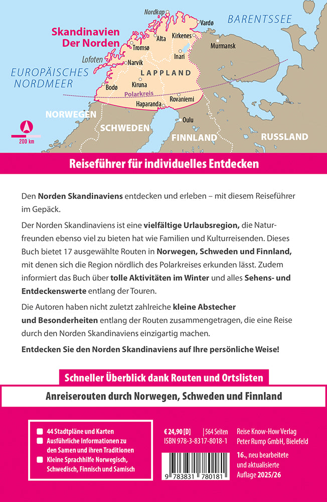 Travel guide Skandinavien Der Norden 14.A 2018