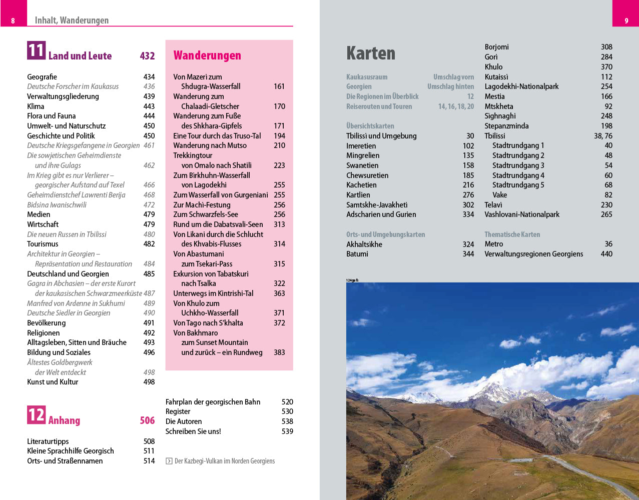 Travel guide Georgien 5.A 2017/18