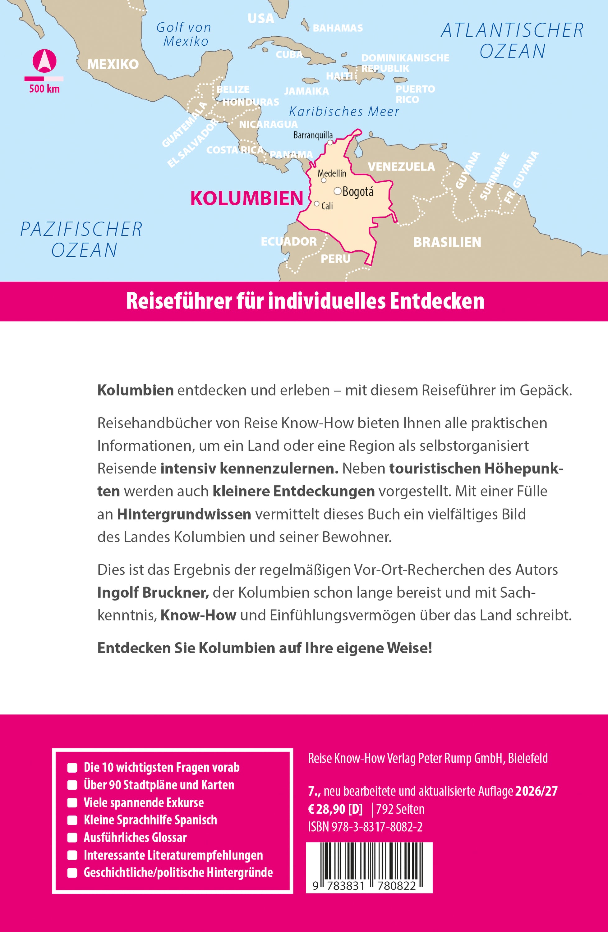 Travel guide Kolumbien 5.A 2018