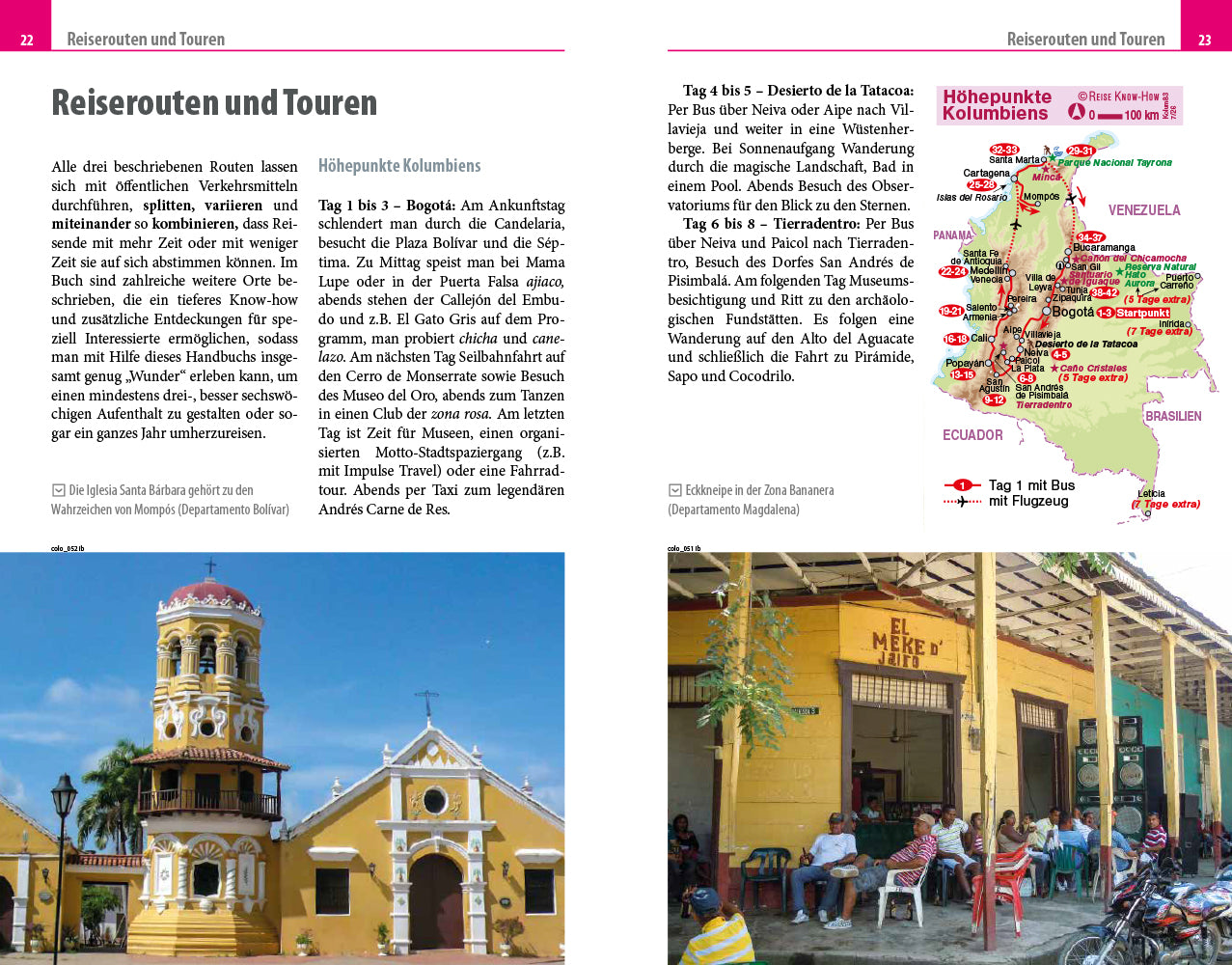 Travel guide Kolumbien 5.A 2018
