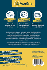 VanSite Stellplatzführer 2026 - Stellplätze in Deutschland und Europa