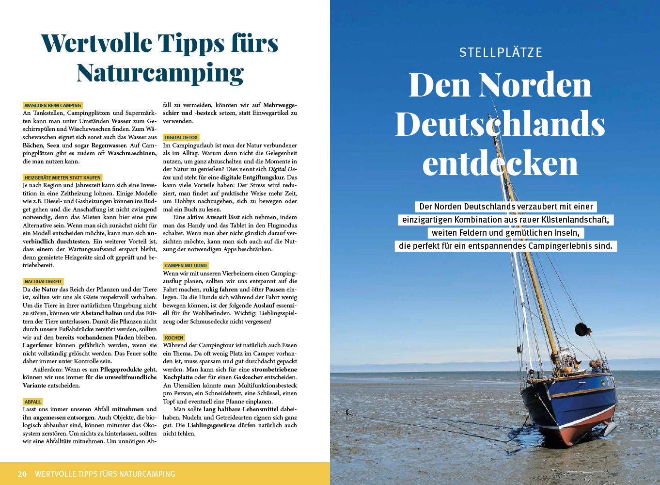 VanSite Stellplatzführer 2026 - Stellplätze in Deutschland und Europa