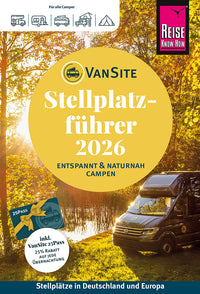 VanSite Stellplatzführer 2026 - Stellplätze in Deutschland und Europa