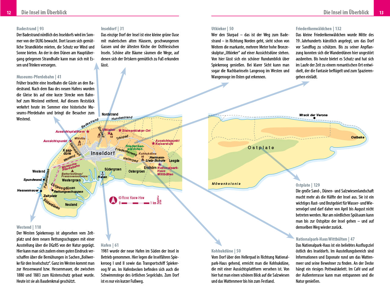 Travel guide Spiekeroog Nordseeinsel 5.A 2017/18