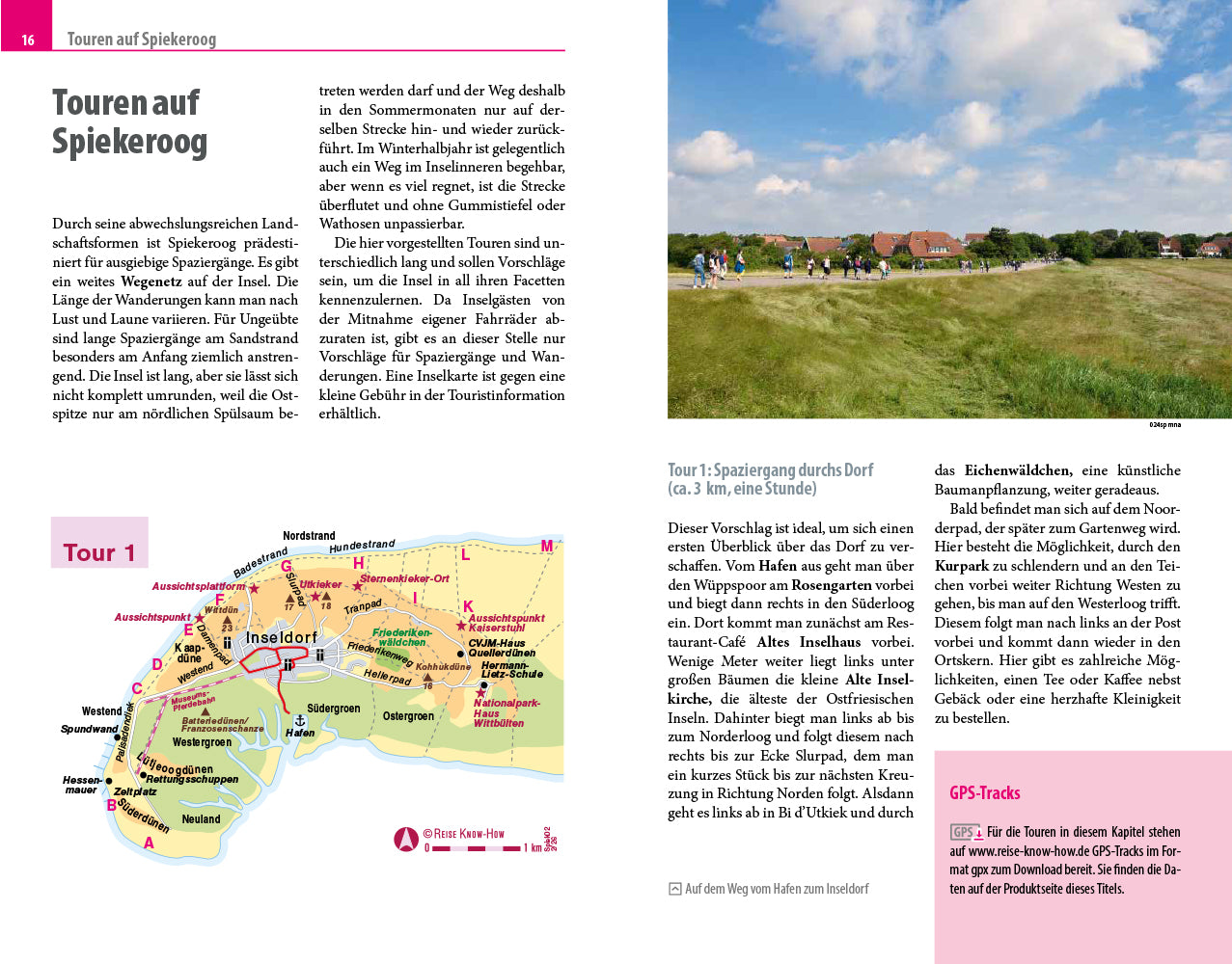 Travel guide Spiekeroog Nordseeinsel 5.A 2017/18