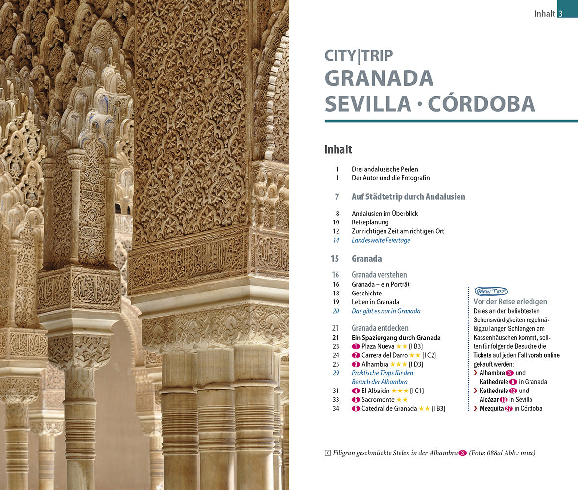 Reisgids City Trip Granada Sevilla Cordoba 6.A 2026