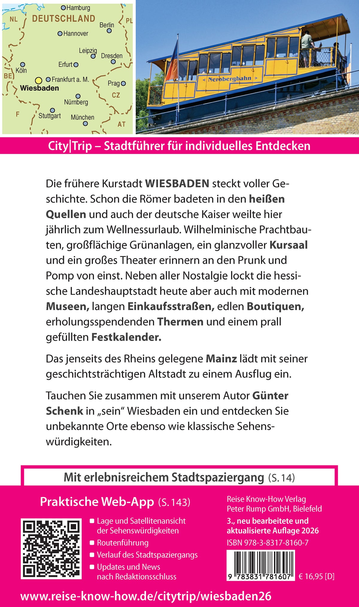 Reisgids CityTrip Wiesbaden 3e editie 2026