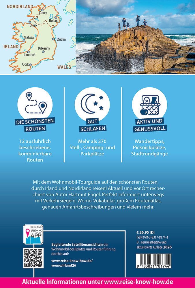 Campergids Wohnmobil -Tourguide Irland 3.A 2026