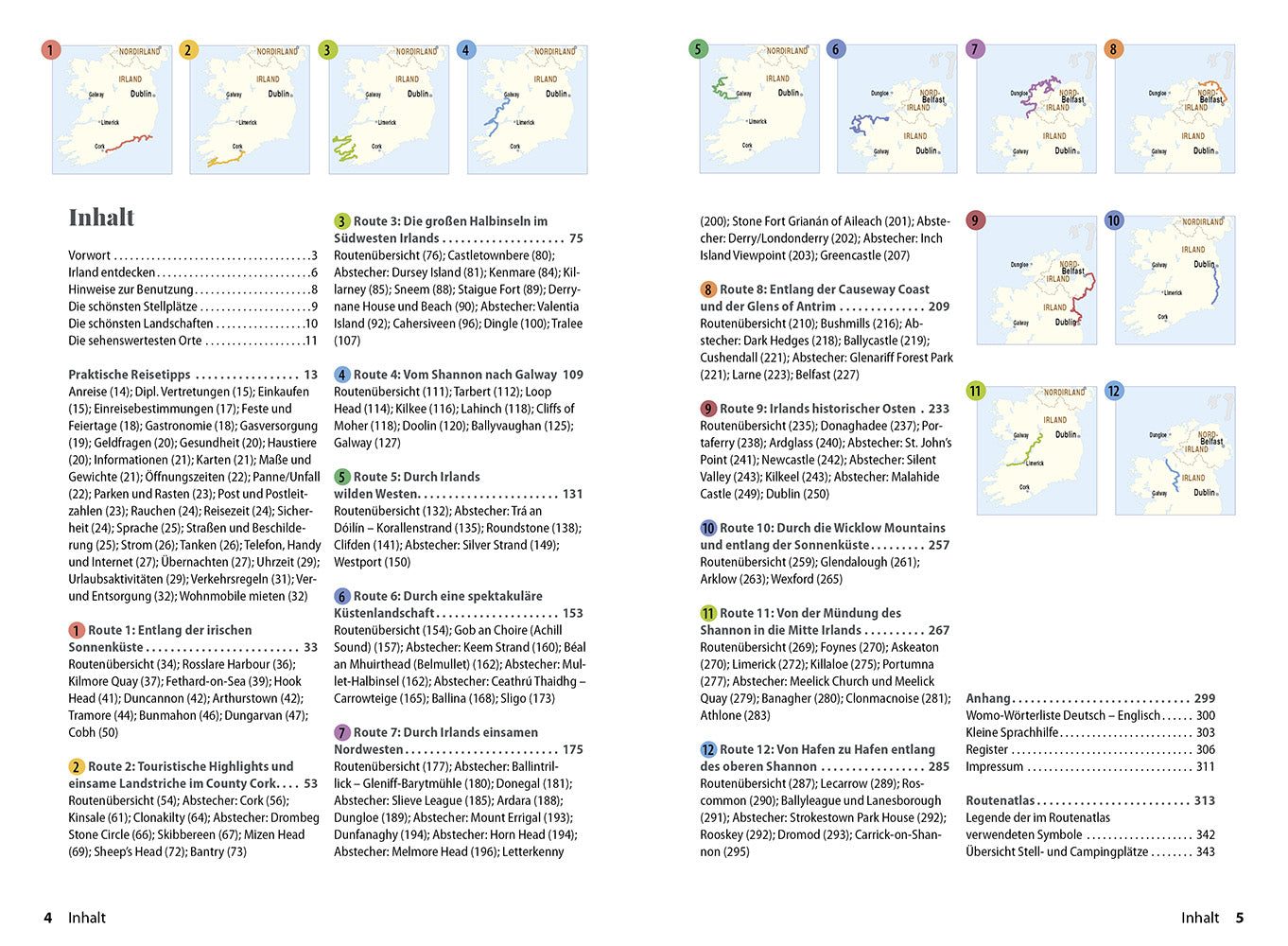Campergids Wohnmobil -Tourguide Irland 3.A 2026