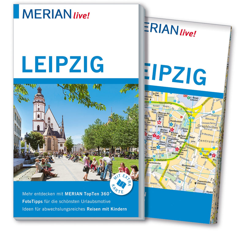 Reisgids Merian live! Leipzig mit Stadtplan 1:17.000  2015