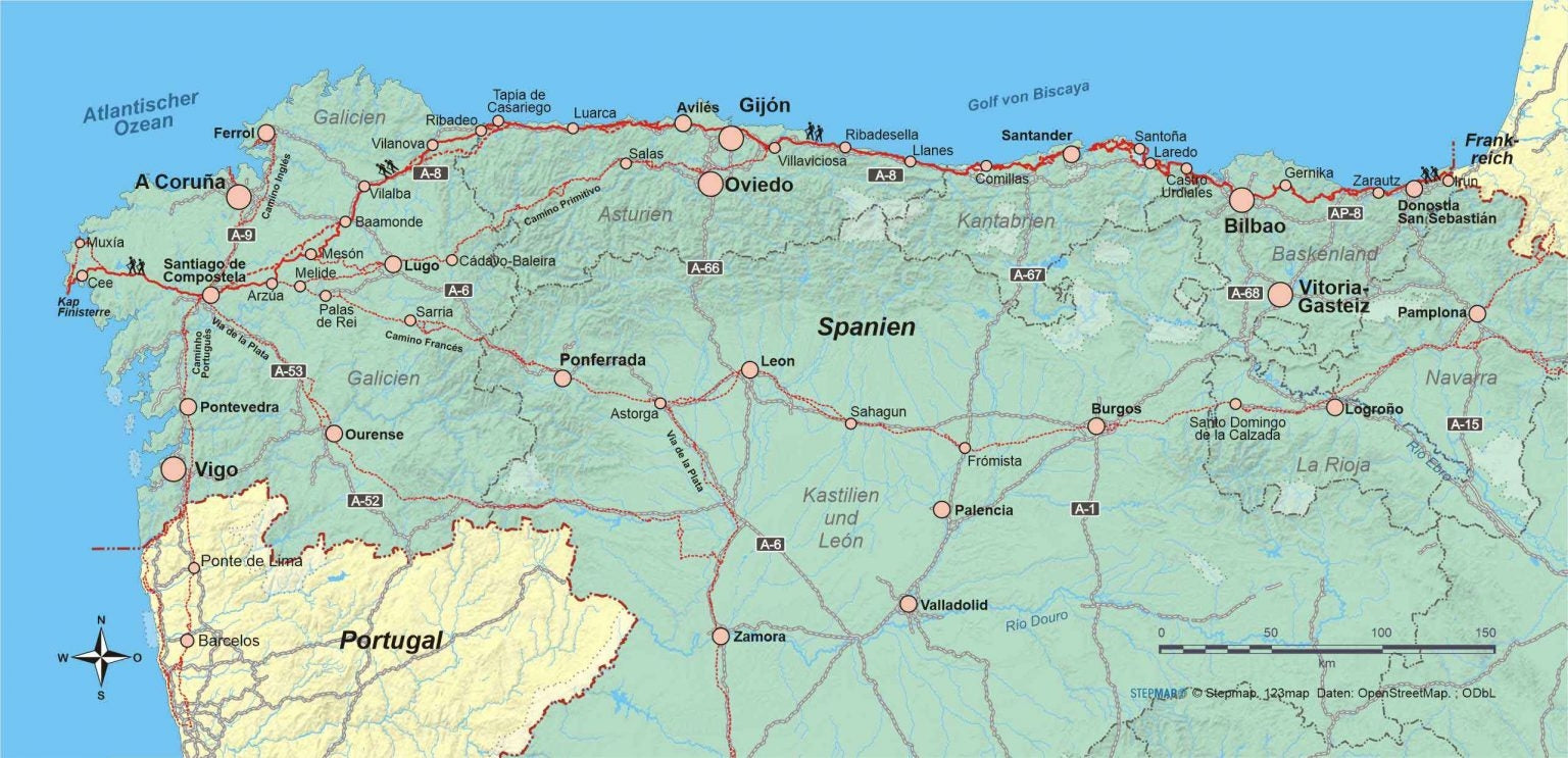 Wandelgids Spanien: Jakobsweg Küstenweg (71)