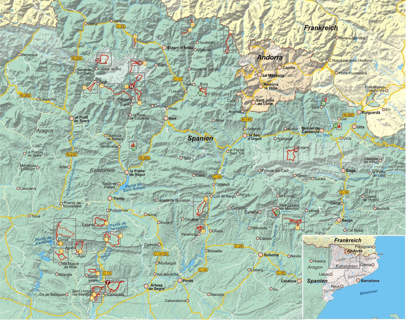 Wandelgids Katalonien - 31 Wanderungen (350) 1.A 2018