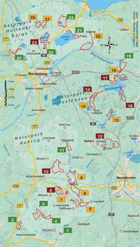 Wandelgids Duitsland: Naturparks Schleswig-Holstein (428)