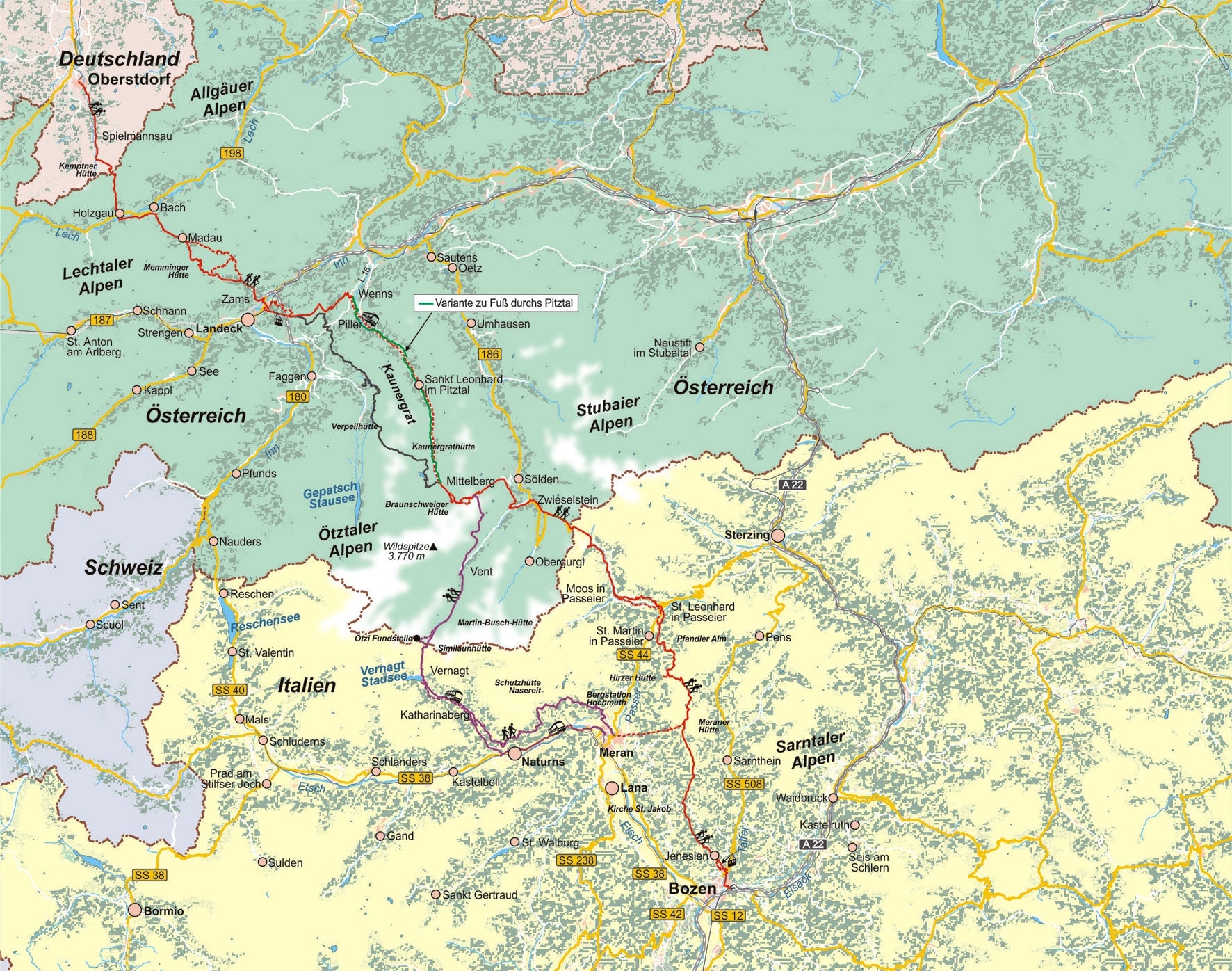 E5 Oberstdorf - Merano/Bozen (323)