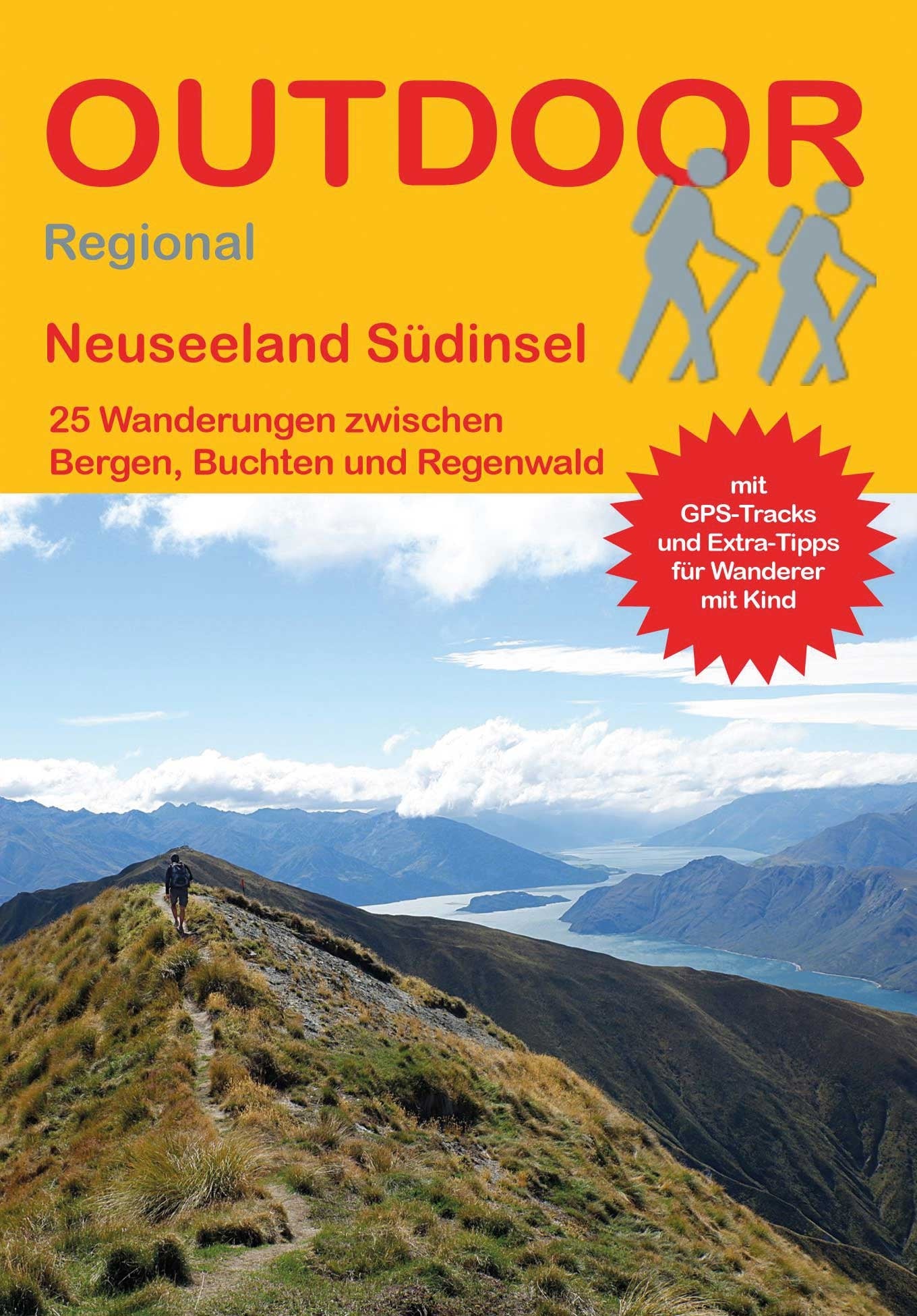 Wandelgids Neuseeland SÃ¼dinsel - 25 Wanderungen zwischen Bergen, Buchten und Regenwald (408)