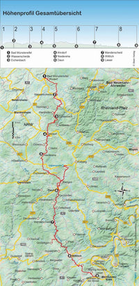 Wandelgids Wasserfallweg miet Lieserpfad - von Bad MÃ¼nstereifel nach Lieser (454)