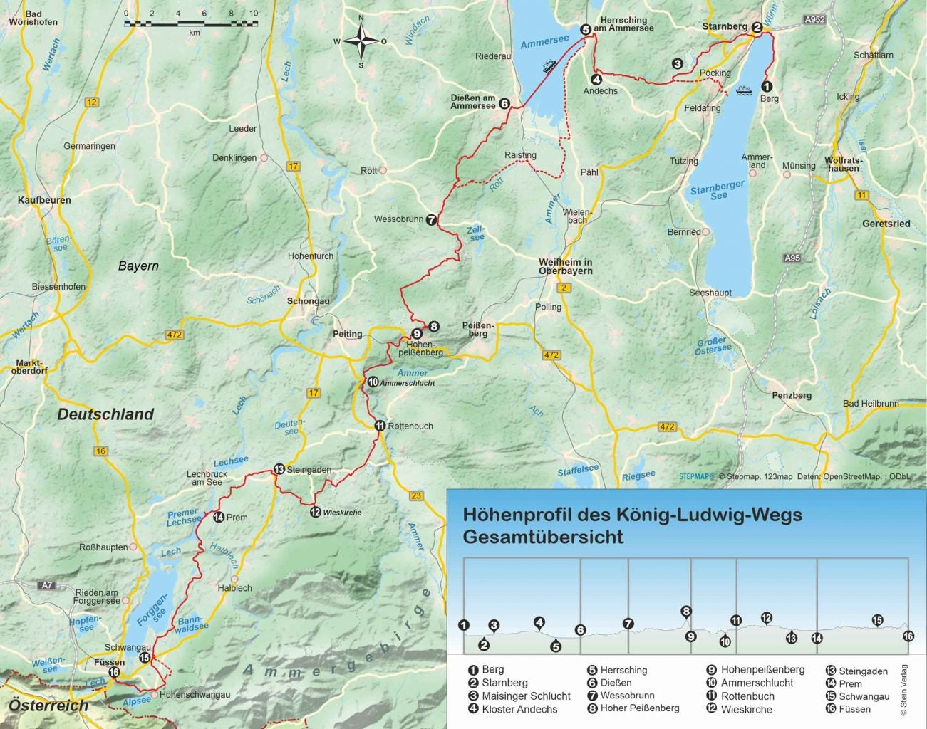 Wandelgids FrÃ¤nkischer Rotwein Wanderweg (473)