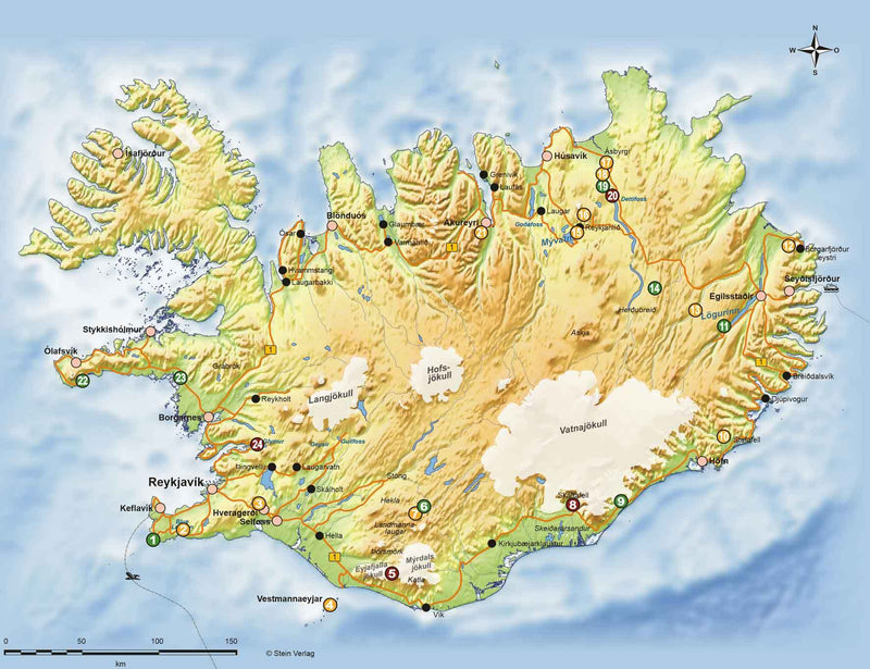 Wandelgids IJsland: Island - 24 Wanderungen (327) 2.A 2022