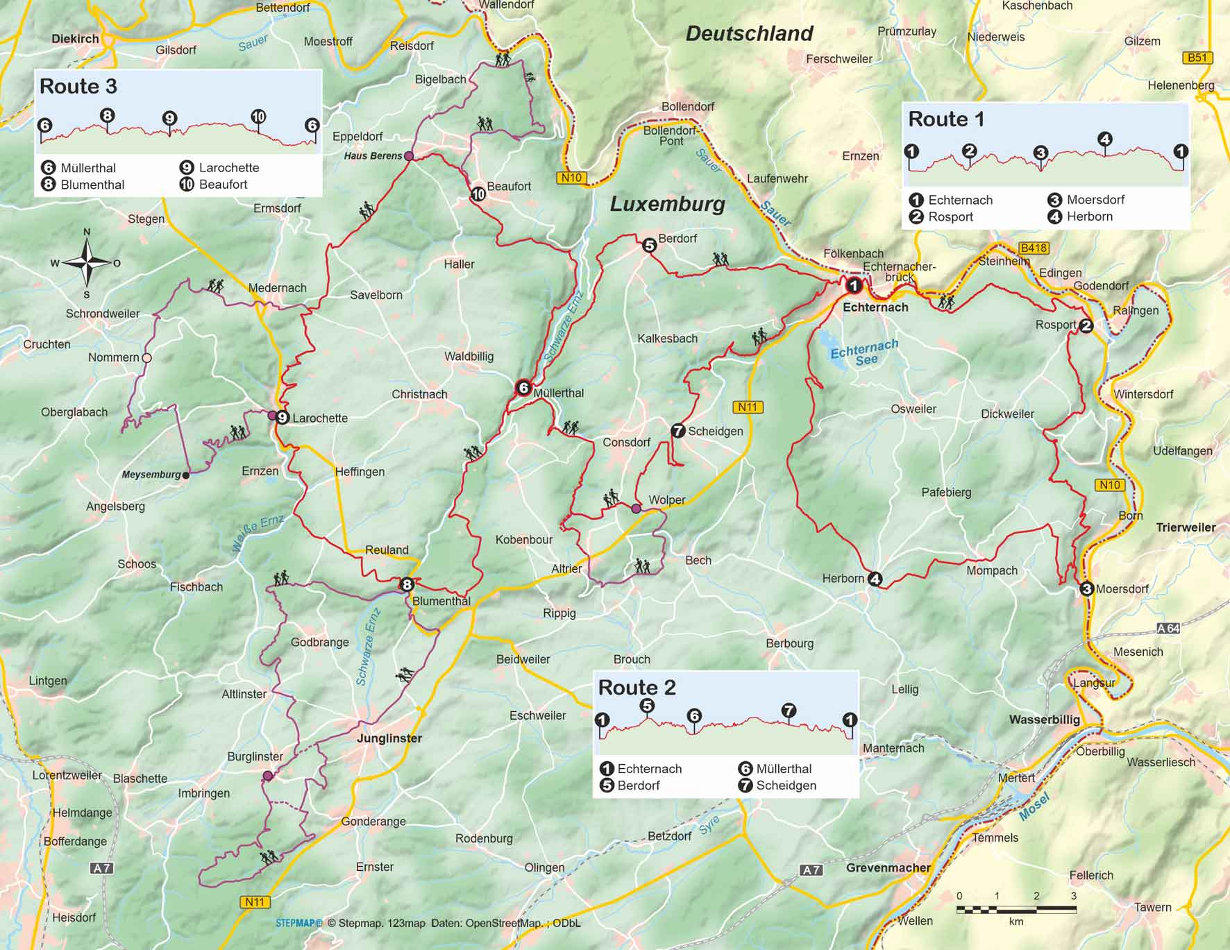 Wandelgids Luxemburg: Mullerthal Trail (266)