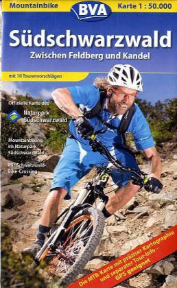 Bicycle map BVA Mountain bike Karte Südschwarzwald (Feldberg-Kandel) 1:50,000