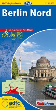 Bicycle map BVA-ADFC Regionalkarte Berlin Nord 1:50 000 (2014 plast)