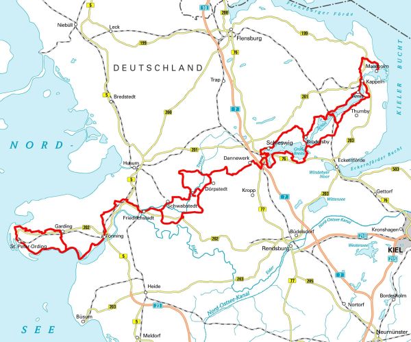 Fietsgids Wikinger-Friesen-Weg 2.A 2015