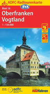 Cycling map ADFC Radtourenkarte 18 Oberfranken/Vogtland 1:150,000 (2018)
