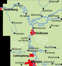 ADFC-Regionalkarte Heilbronner Land/Stuttgart Nord 1:75.000 (2.A 2020)