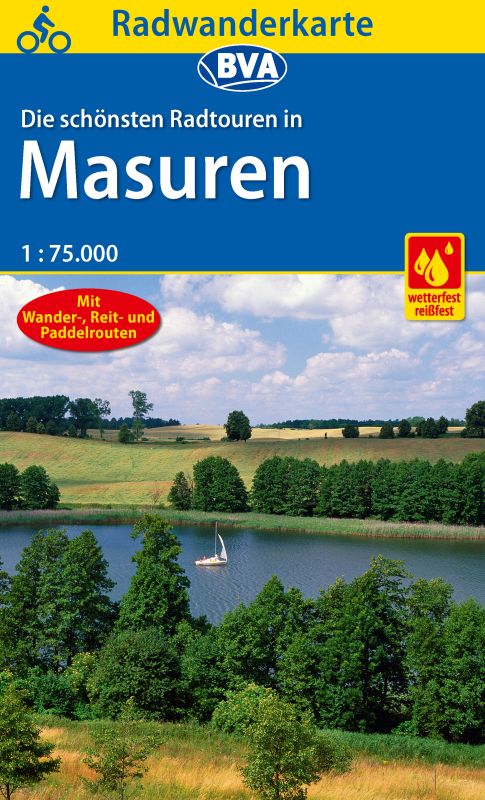 Fietskaart Masuren 1:75.000 (2.A 2017)