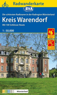 Fietskaart BVA Radwanderkarte Kreis Warendorf 1:50.000  (10.A 2019)