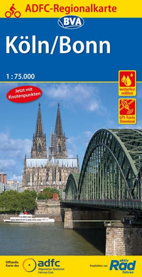 BVA-ADFC Regionalkarte KÃ¶ln/Bonn 1:75.000 7.A 2019